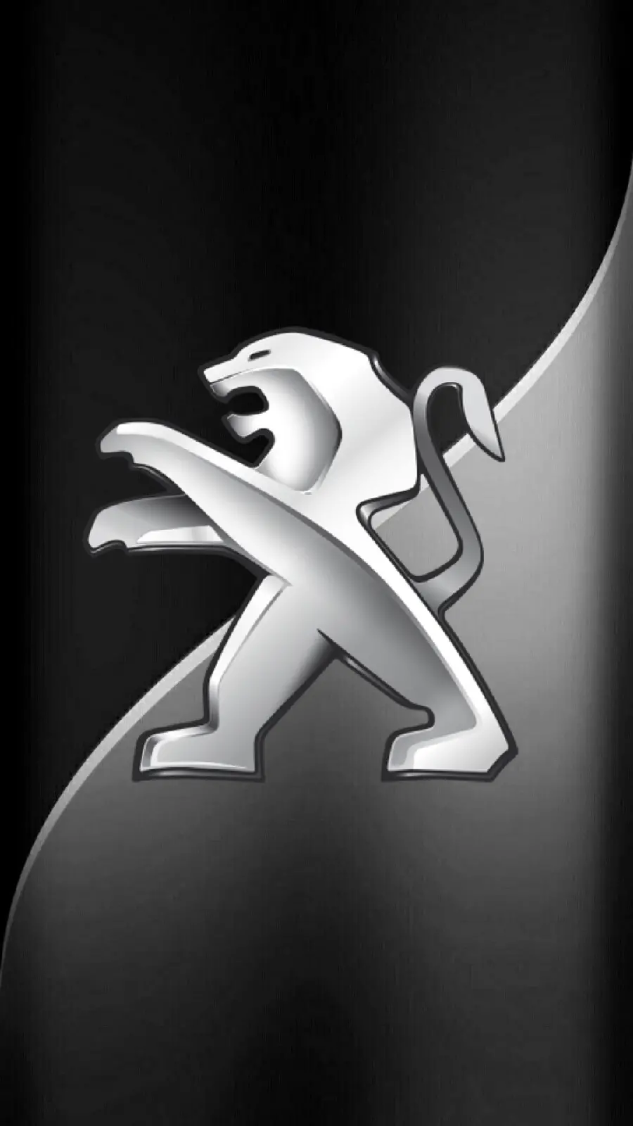 Photo Peugeot Logo Two-tone Design