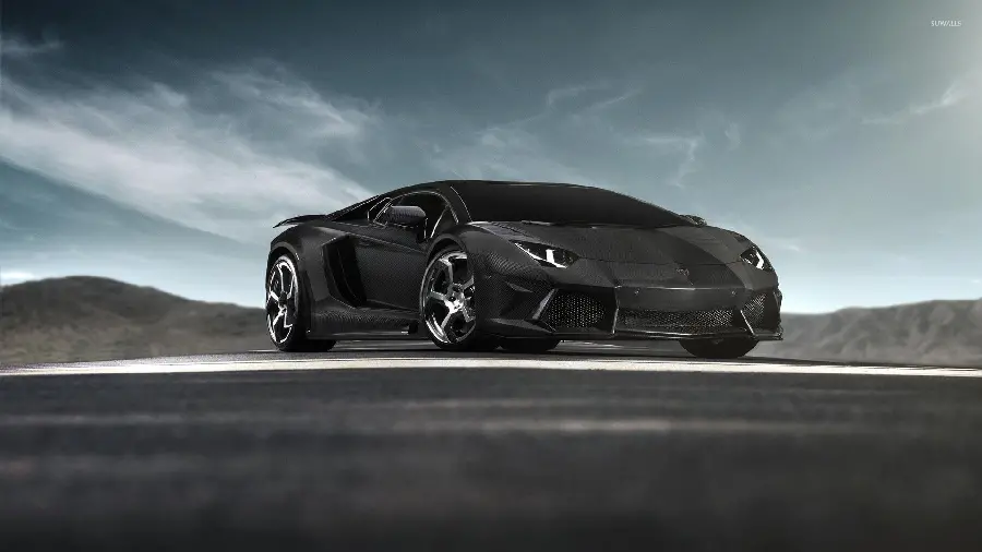 Free Black Lamborghini Wallpaper