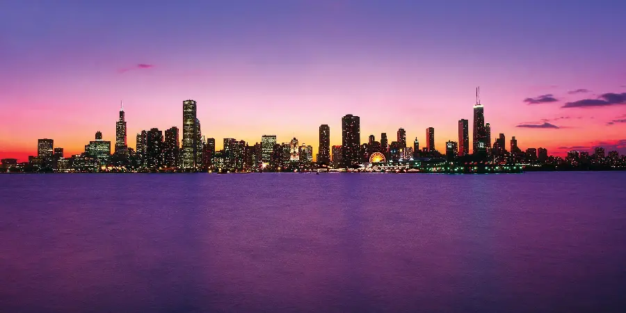 HD Dream Picture of the Beautiful Purple City