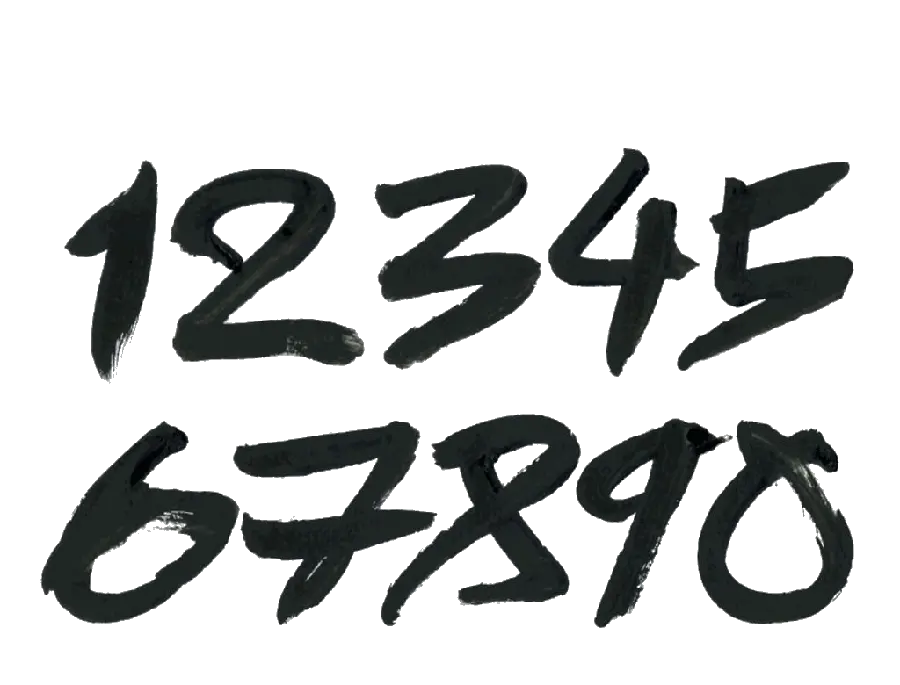 Simple numbers without background