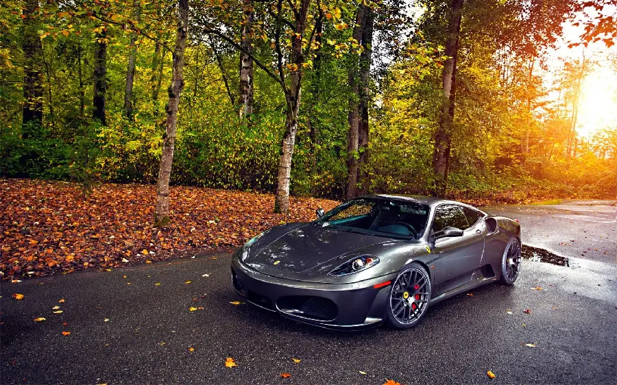 Black Italian Ferrari F430 Car Photo