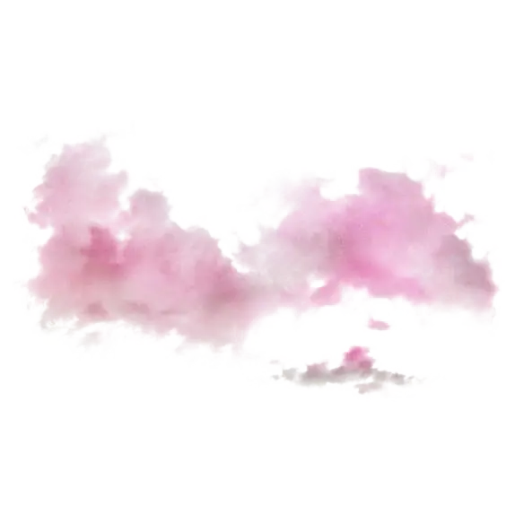 Real pink cloud png image