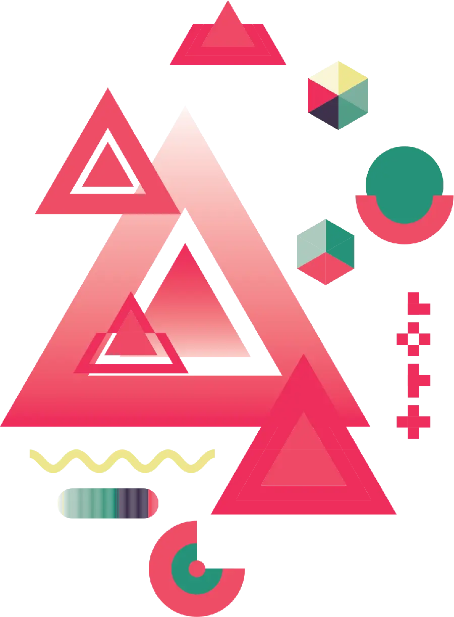Download png of various 3D geometric symbols suitable for graphic work
