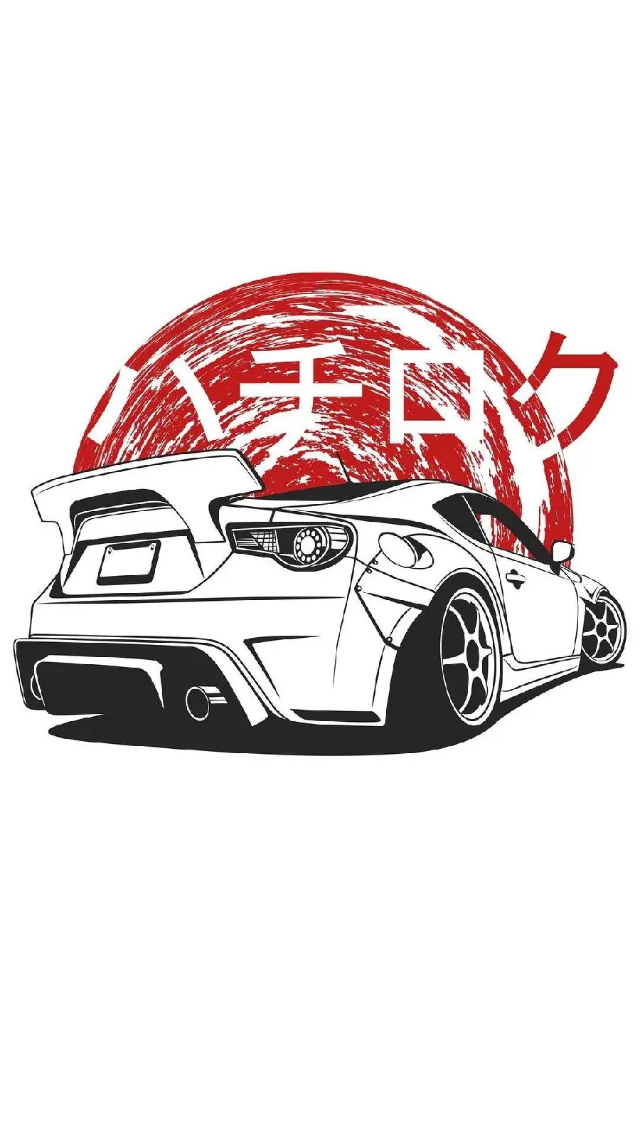 Photo of painting Toyota suitable for phone 