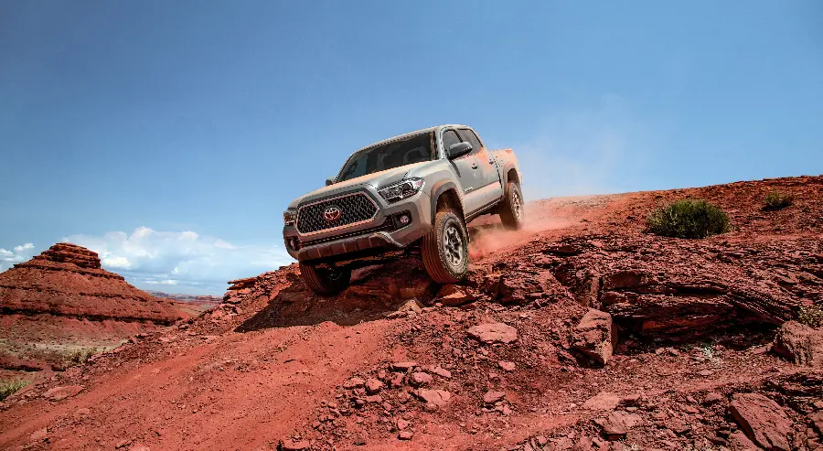 Photo of the off-road in the mountains