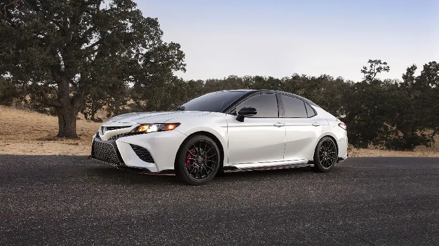 White Toyota Camry Car Photo