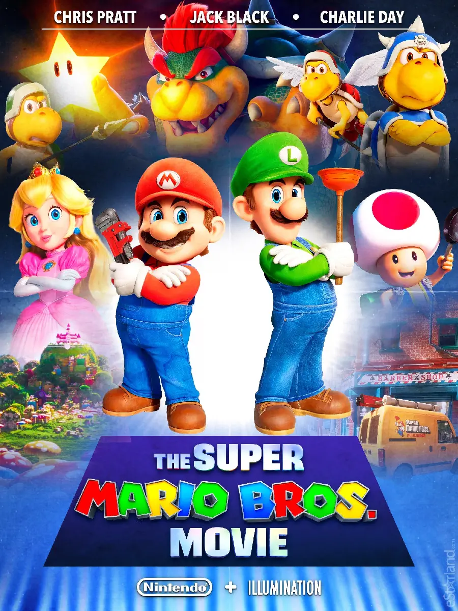 HD Movie Poster Super Mario Bros for Instagram 