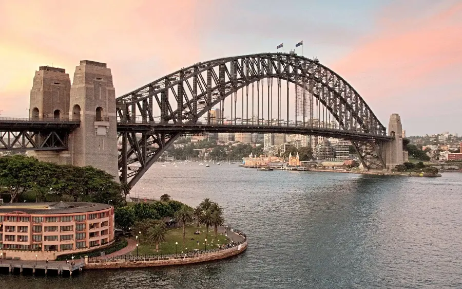 Amazing background of a scenic bridge in full HD quality