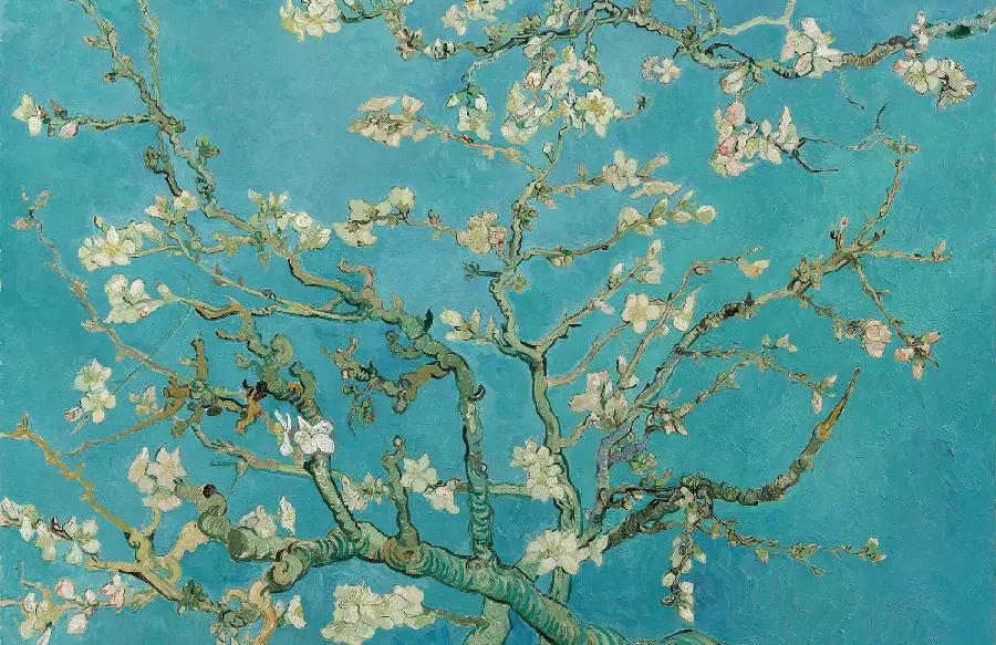 Download Beautiful Painting of Almond Blossom by Vincent Van Gogh