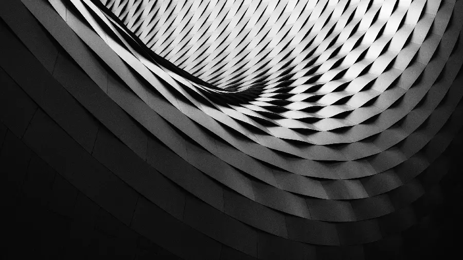 Attractive Black and White 3D Wallpaper with Ultra HD Quality for Windows