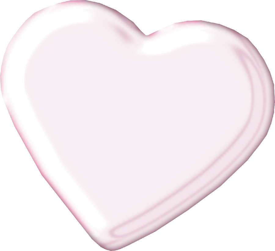 Transparent Heart Soap Bubble Without Background