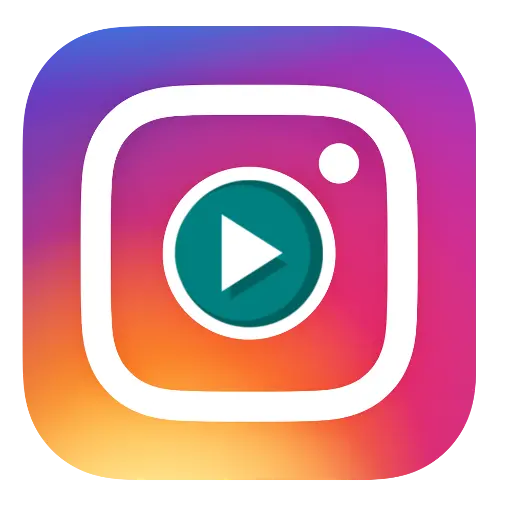 Instagram video logo without background in png format and free