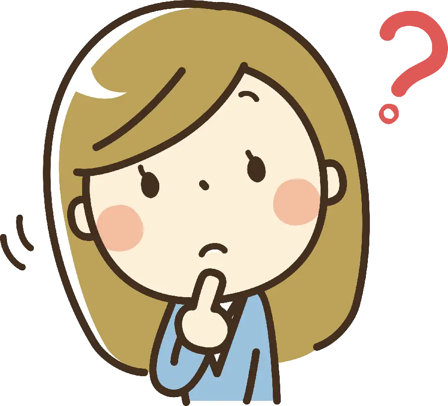 Image of a little girl solving a question and thinking to make an autoplay