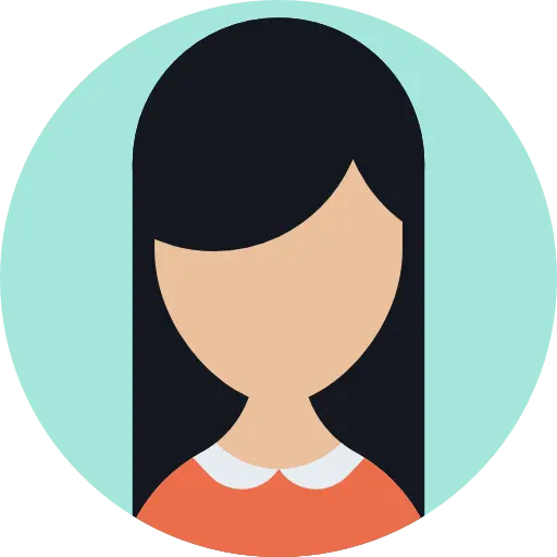 Download a simple contact photo of a girl with black hair as a telephoto