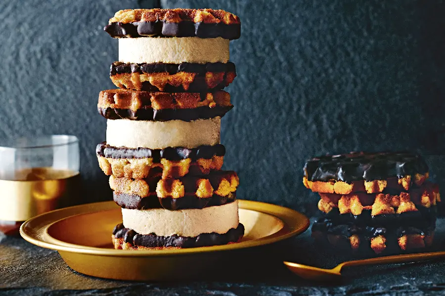 Photo of warm homemade sweets stacked in Full HD quality