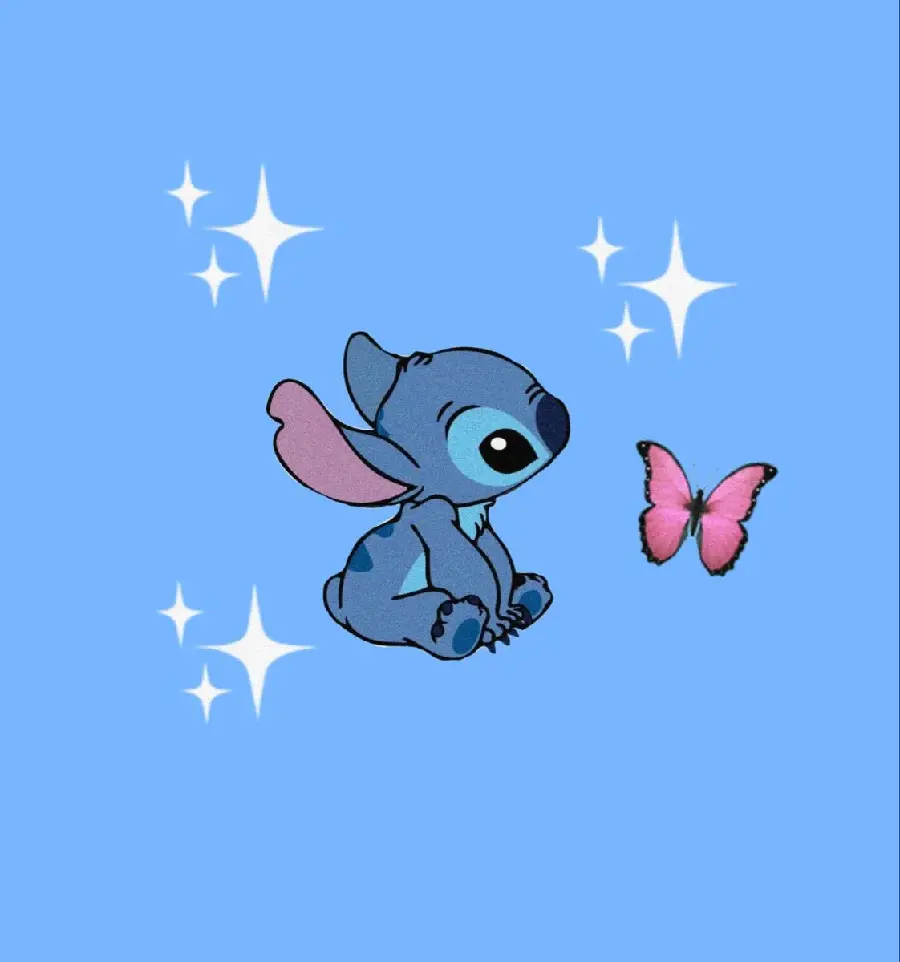 The most beautiful cartoon girly profile with a cute blue wreath theme