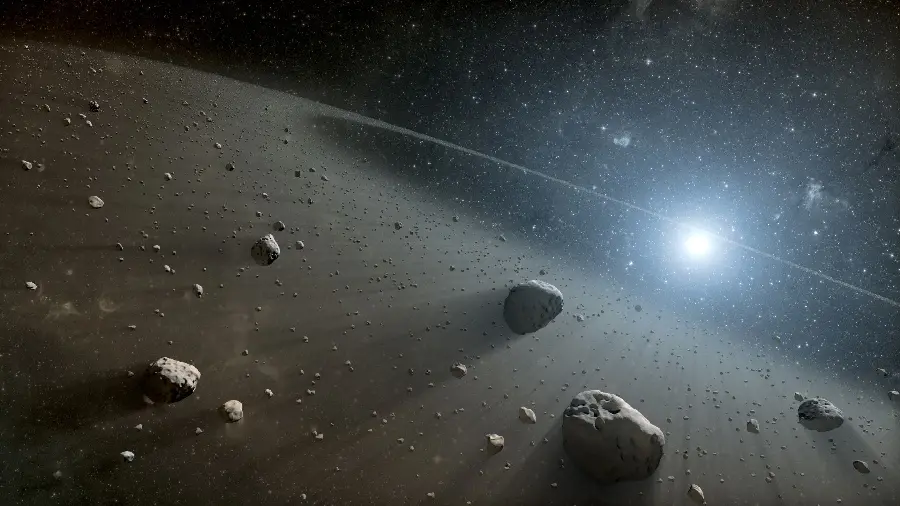 Dreamy main asteroid belt wallpaper for computer