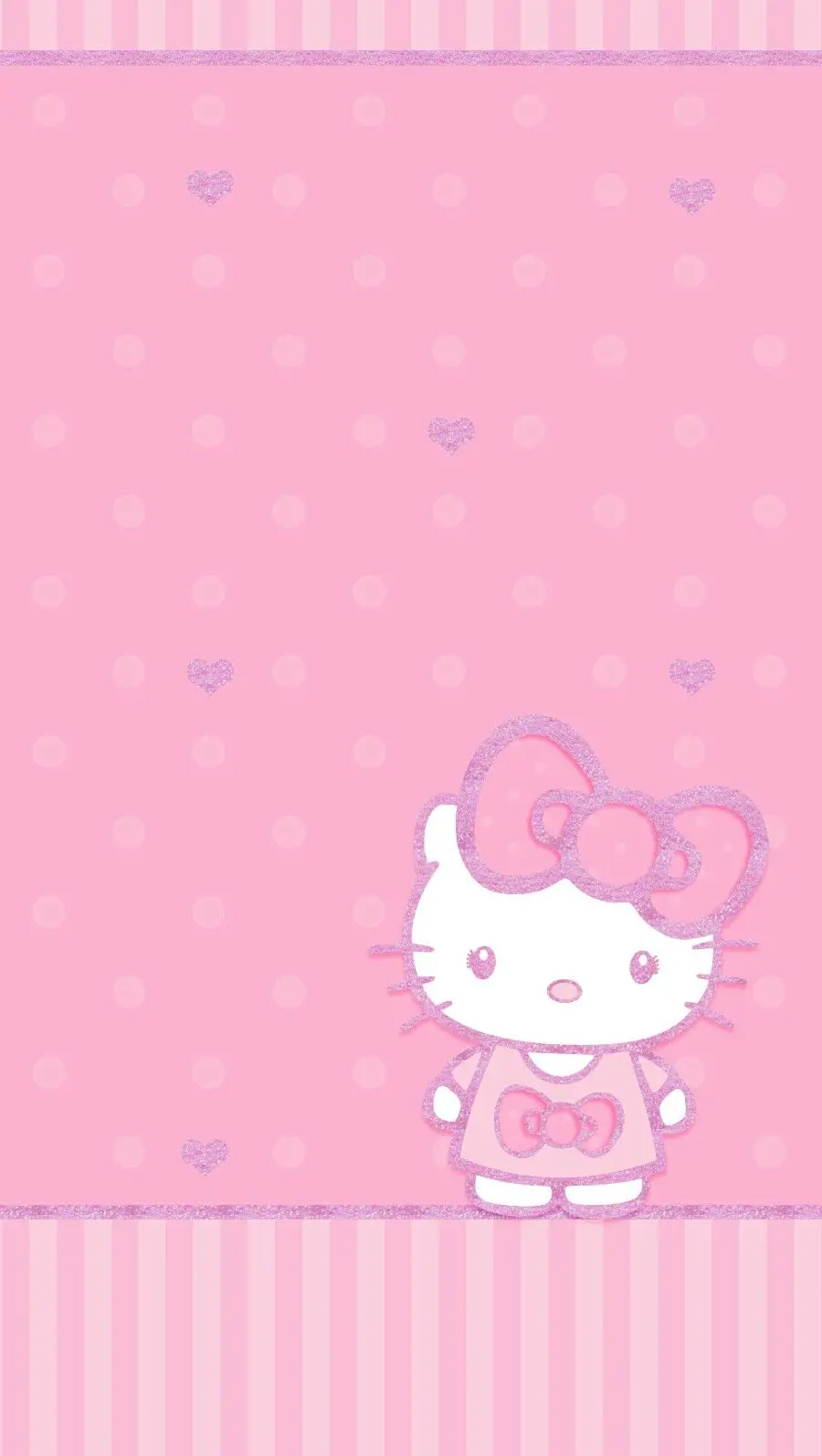Best pink Hello Kitty image for postcard