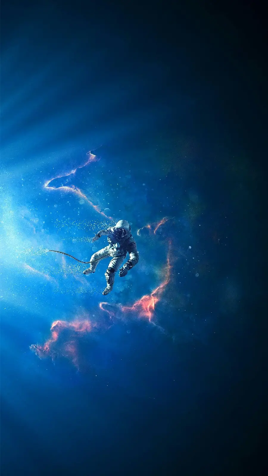 The most popular astronaut in space wallpaper with blue theme 1401