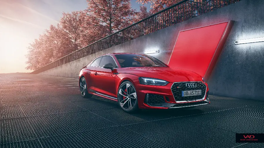 Cool Red Audi Car Wallpaper