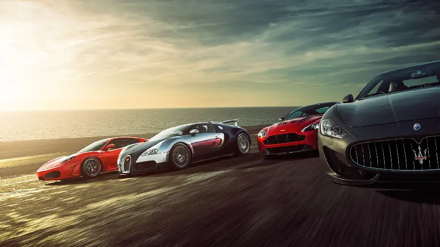 Super Sports Car Profile Photos