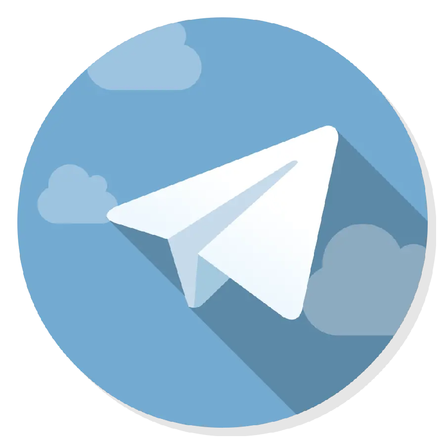Telegram logo in png format and high quality