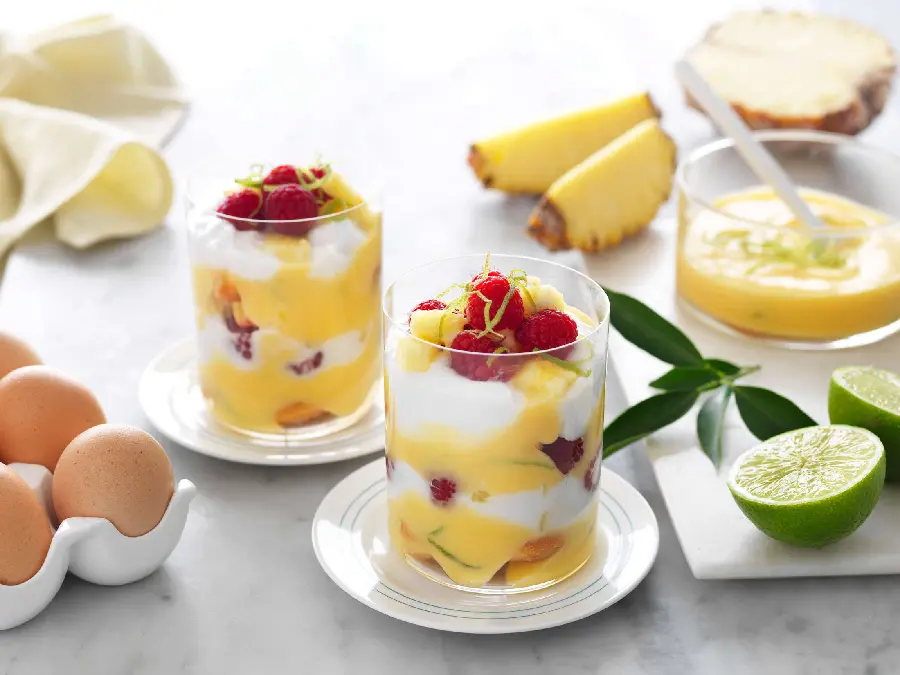 Photos of the most beautiful summer desserts for printing in Full HD quality