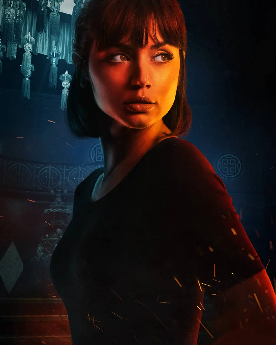 Beautiful picture of Ana de Armas with short black hair
