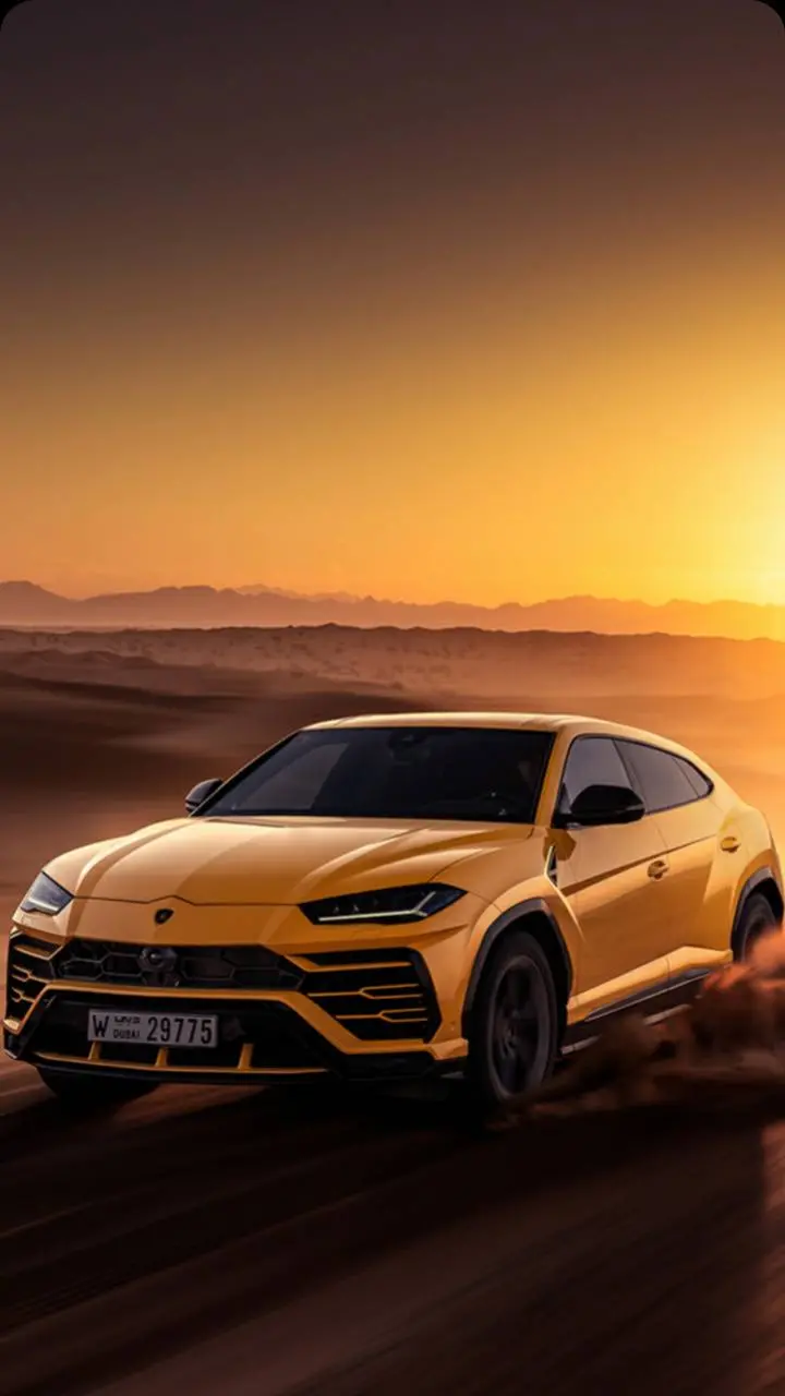 Yellow Lamborghini SUV Pictures for Phone