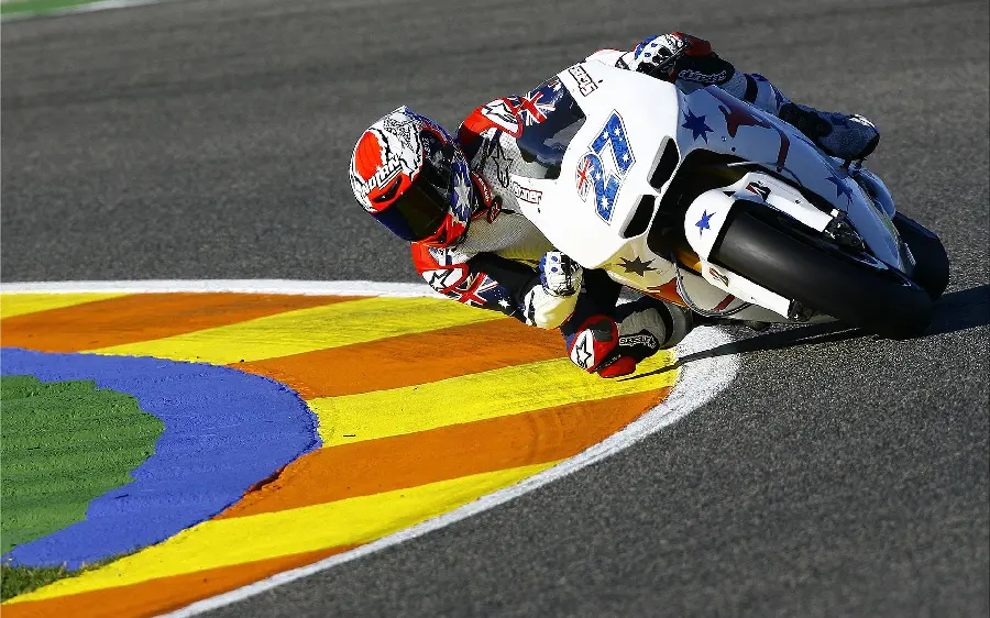 Professional racing motorcyclist motion pictureHD