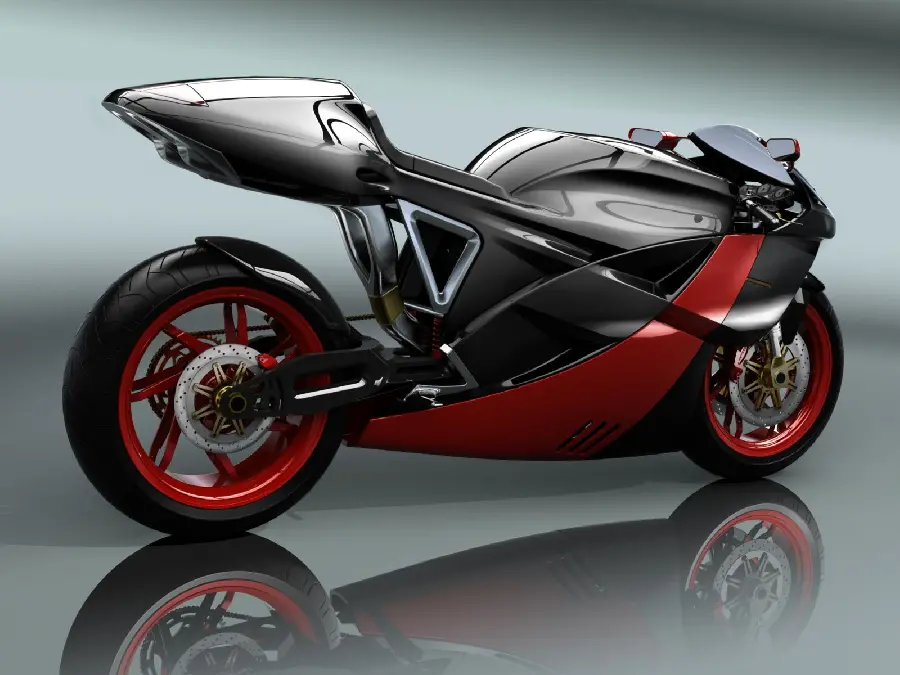 Heavy motorcycle 4K wallpaper