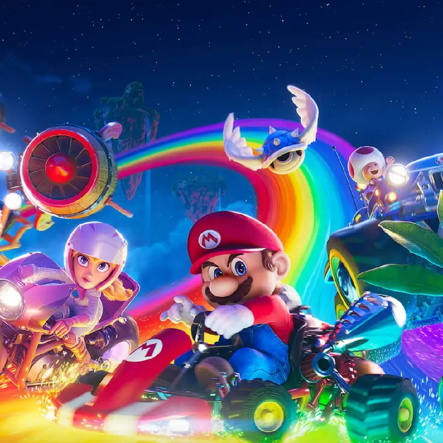 The most beautiful Rainbow Profile of the Super Mario Bros Cartoon