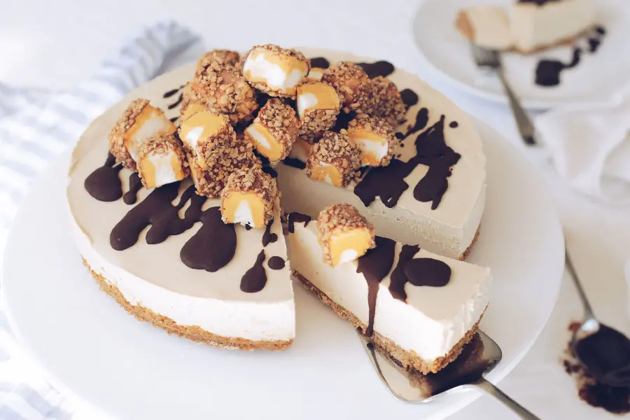 Download a beautiful and beautiful high-quality cheesecake photo suitable for printing 1402