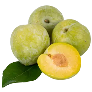 Beautiful Green Plum Full HD Image for Advertising