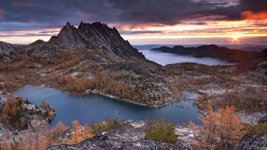 Aerial photo of one of the most beautiful landscapes in the world for Instagram