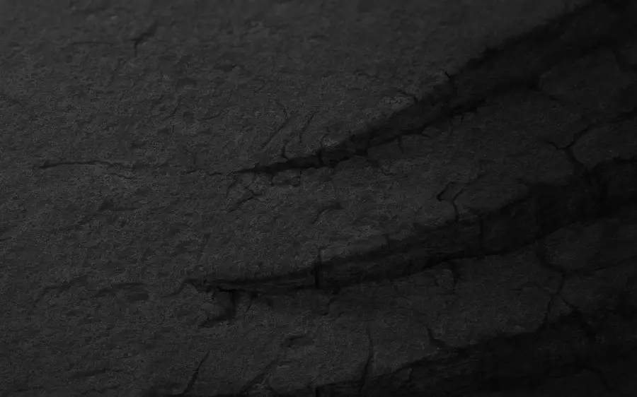 Black stone texture cut with cracked texture for Viri