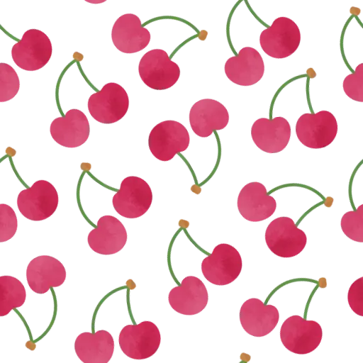 Beautiful Girly Cherry Design Background for Laptop