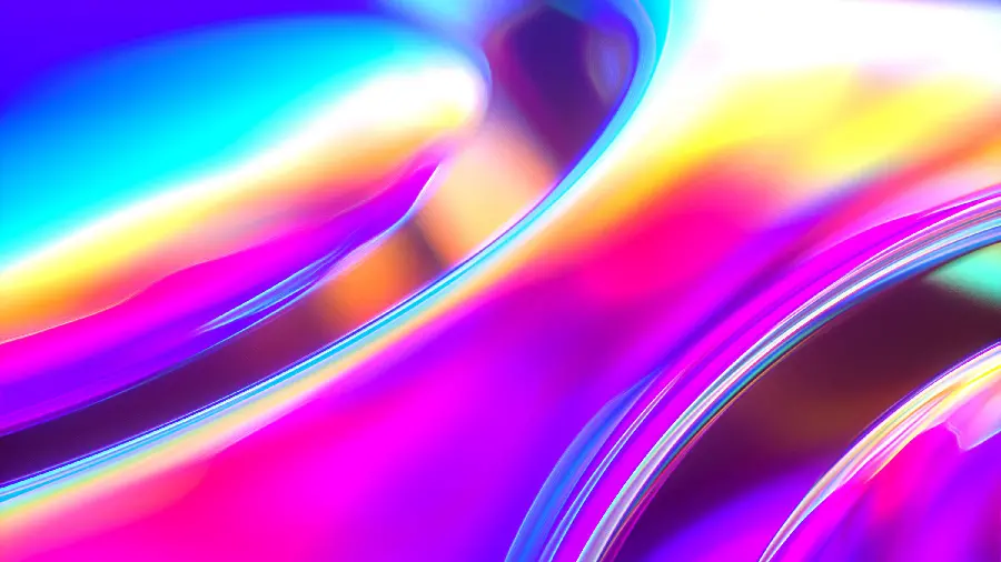 Beautiful and spectacular photo of a holographic gradient with full HD quality 