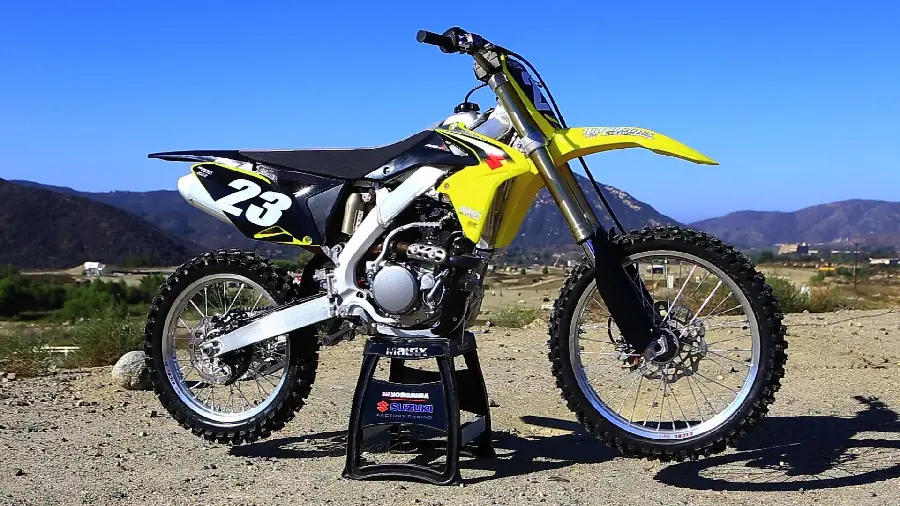 Photo of a professional motorcycle trail