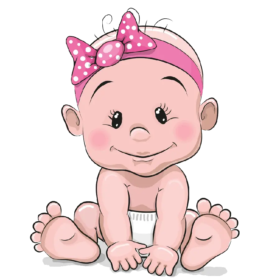 Photo of a cute little girl with a pink headband Hal Khali