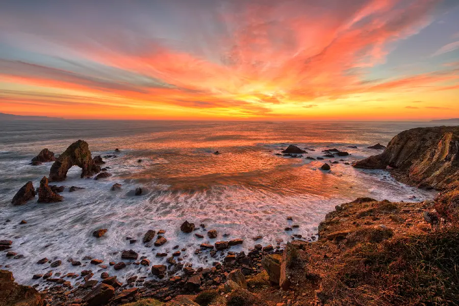 The most visible romantic sunset background image with HD quality