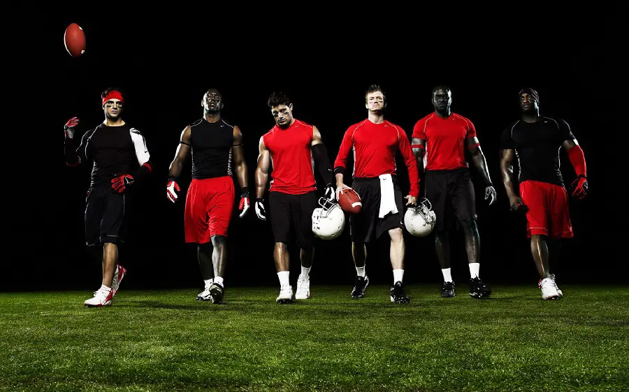 Luxury image of rugby players for poster printing
