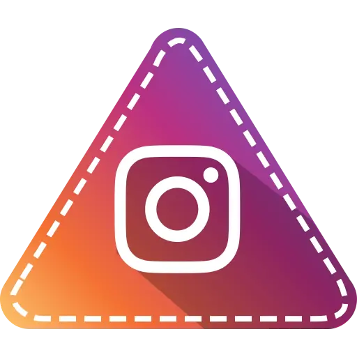High quality Instagram triangle logo and PNG