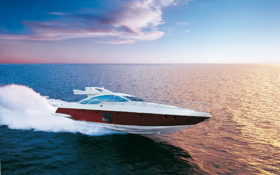 Luxury speedboat background