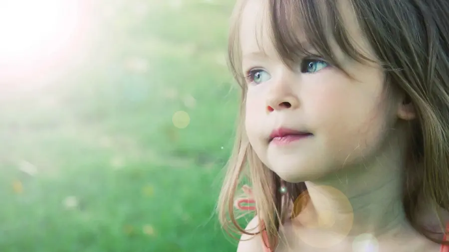 Beautiful baby photo for a girl's profile