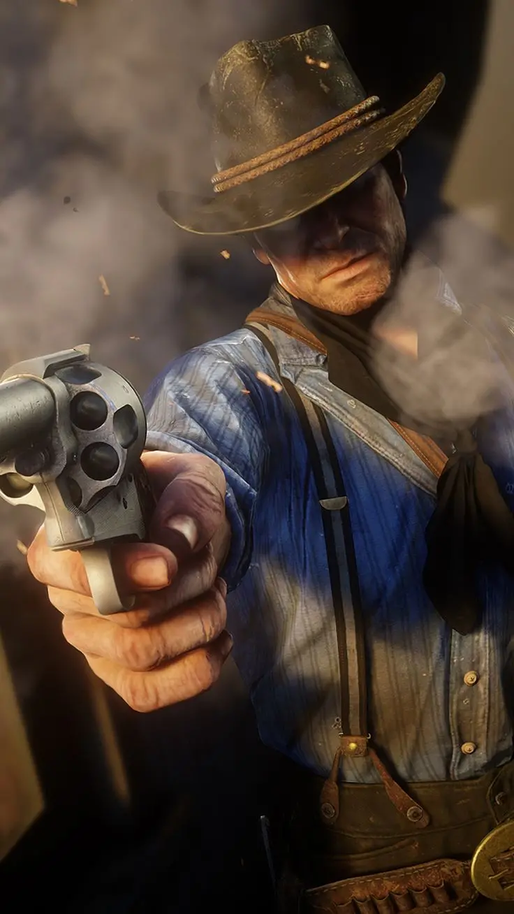 New Brave Cowboy and Revolver Wallpaper for Huawei Mobile
