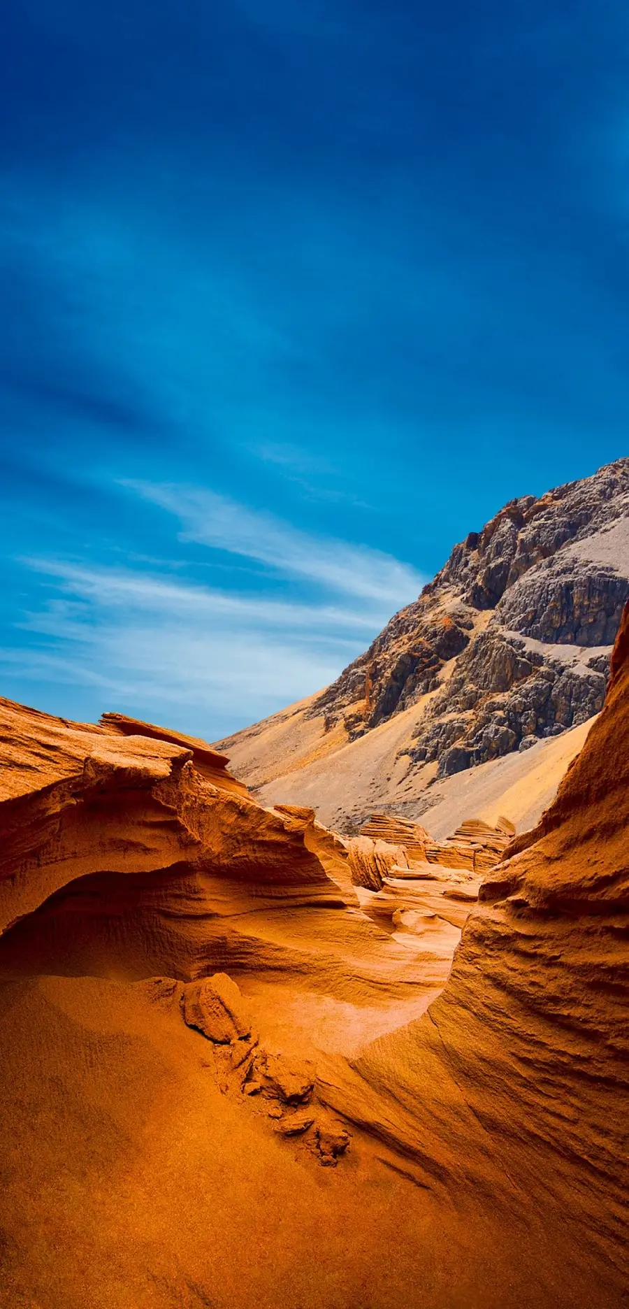 Special rocky mountain background for mobile phone