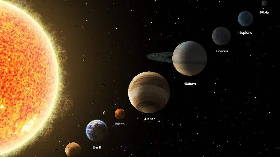 Image of the planet Mars in the solar system with special quality