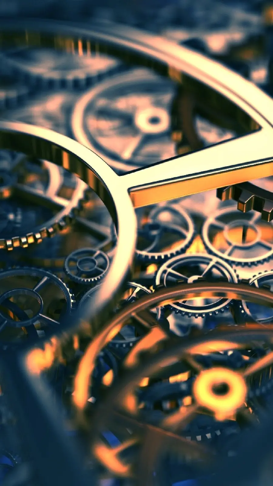 Unique Phone Background with Beautiful Gear Design