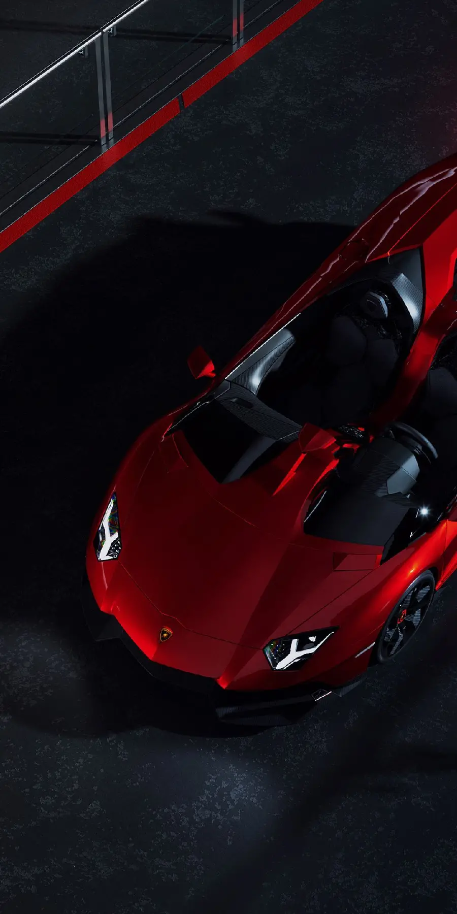 Incredibly beautiful wallpaper of a stylish red sports car